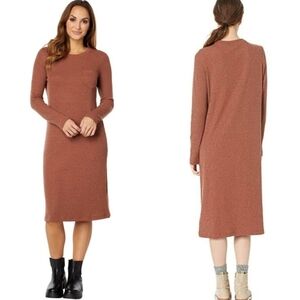 Madewell Pocket Tee Crew Neck Midi Dress Large